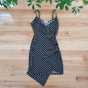Polka Dot Wrap Dress Small